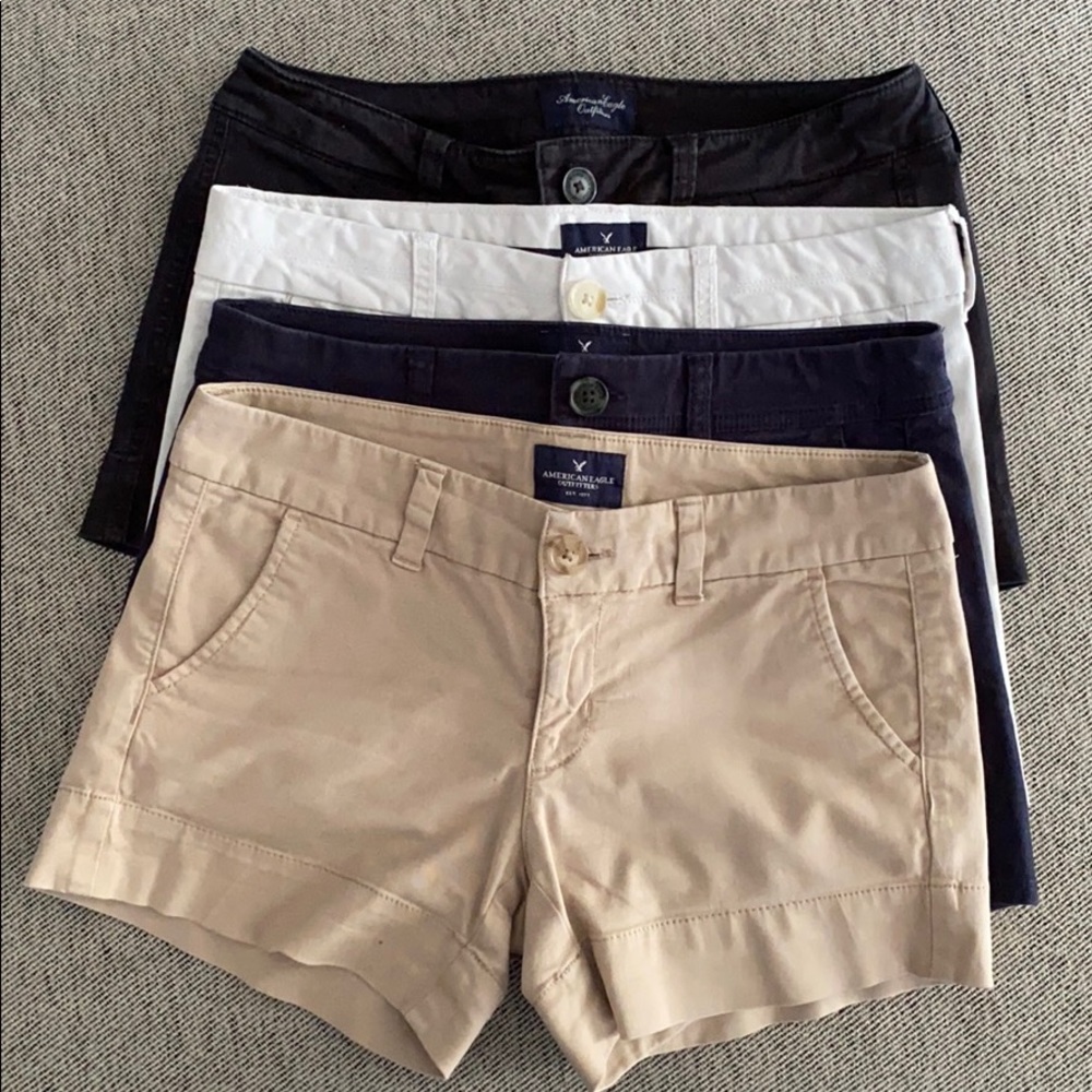 Bundle of 4 khaki midi shorts